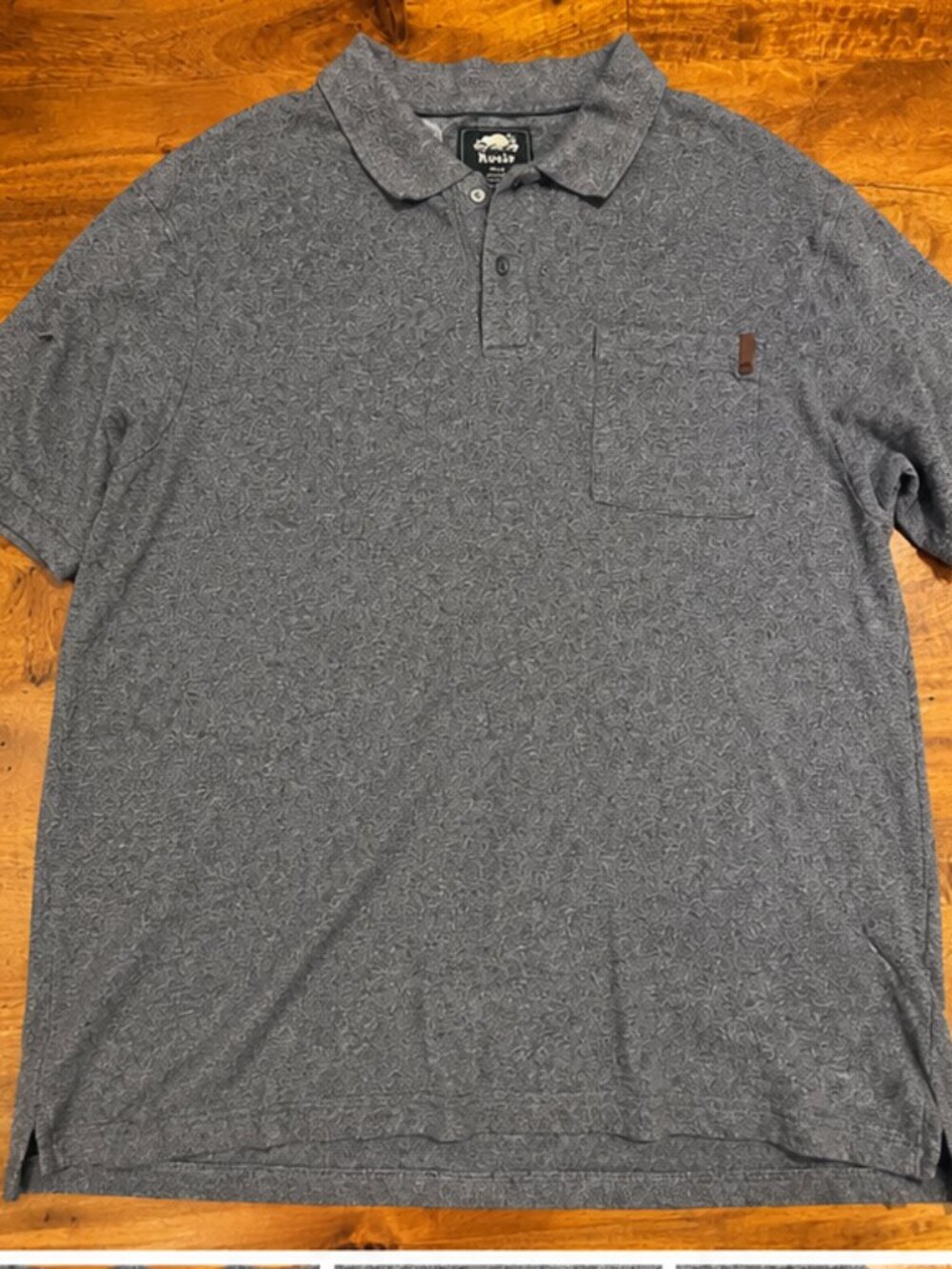 Roots Canada Men's Polo Shirt – Gray Heather – XXL